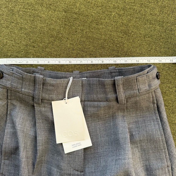 NWT COS wool blend barrel leg pants size 2 - Picture 3 of 9